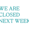 Open for orders this week